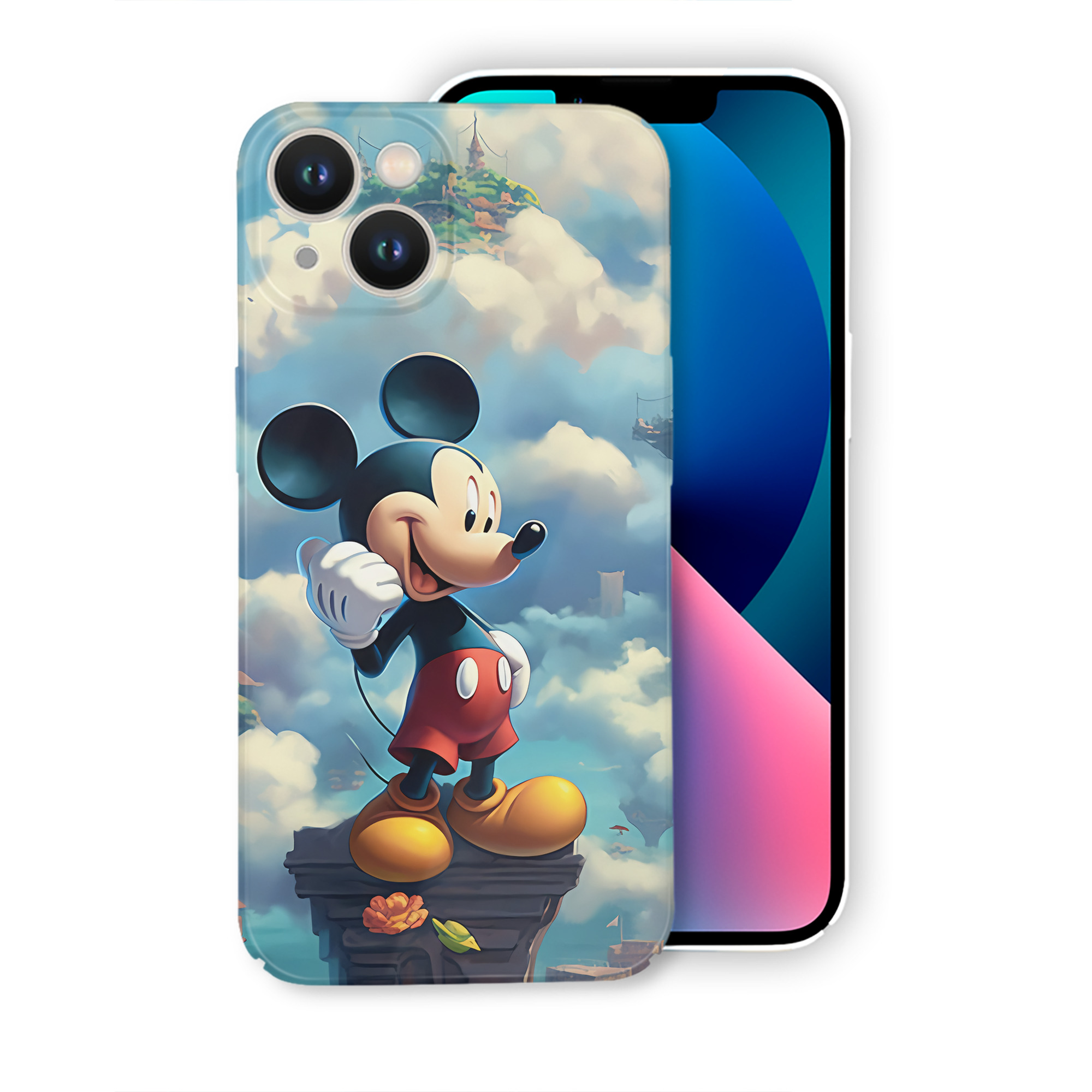 （画像用） ミッキーマウス Mickey Mouse 【iPhone 14シリーズ対応】ハードケース